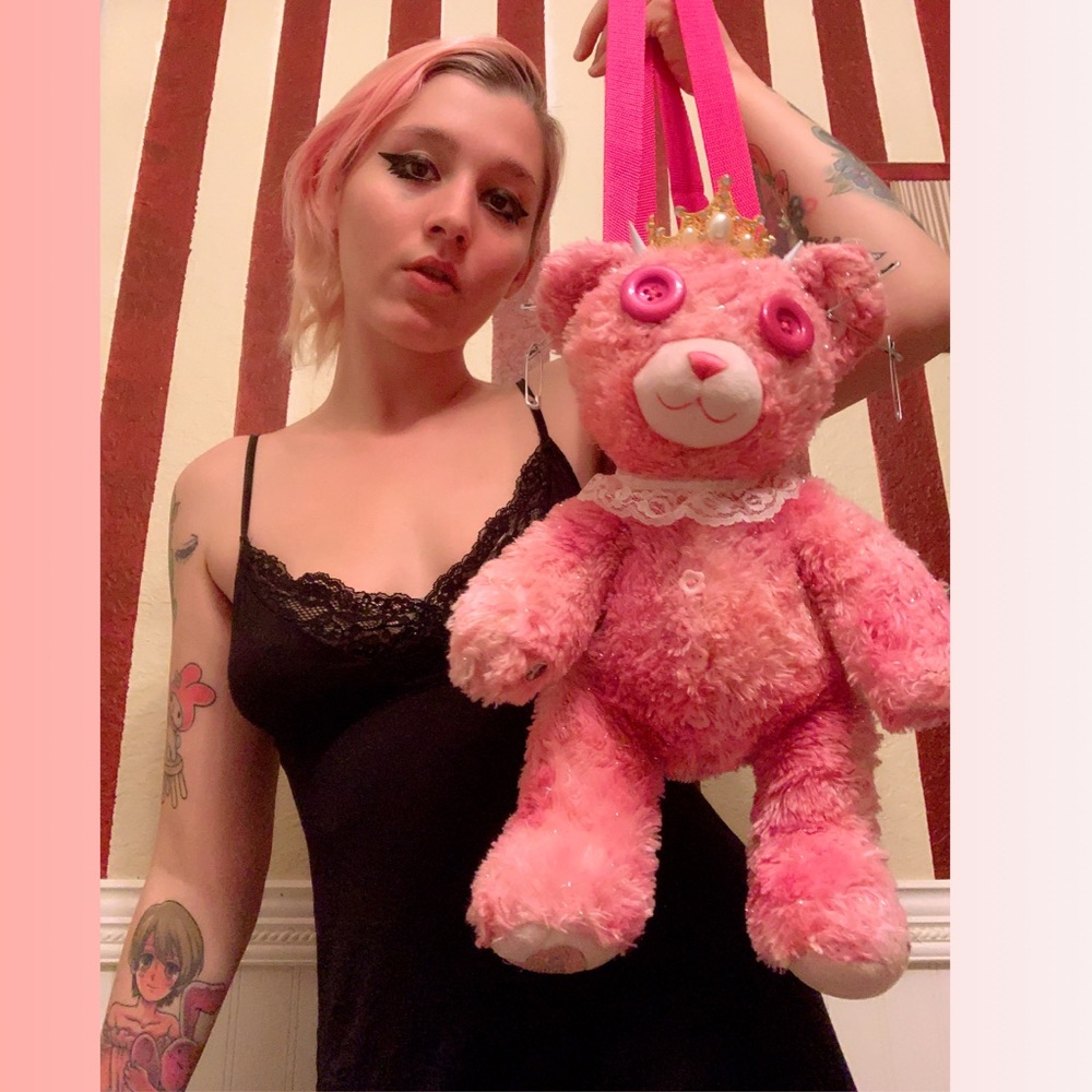 PRINCESS BEAR PLUSH BACKPACK